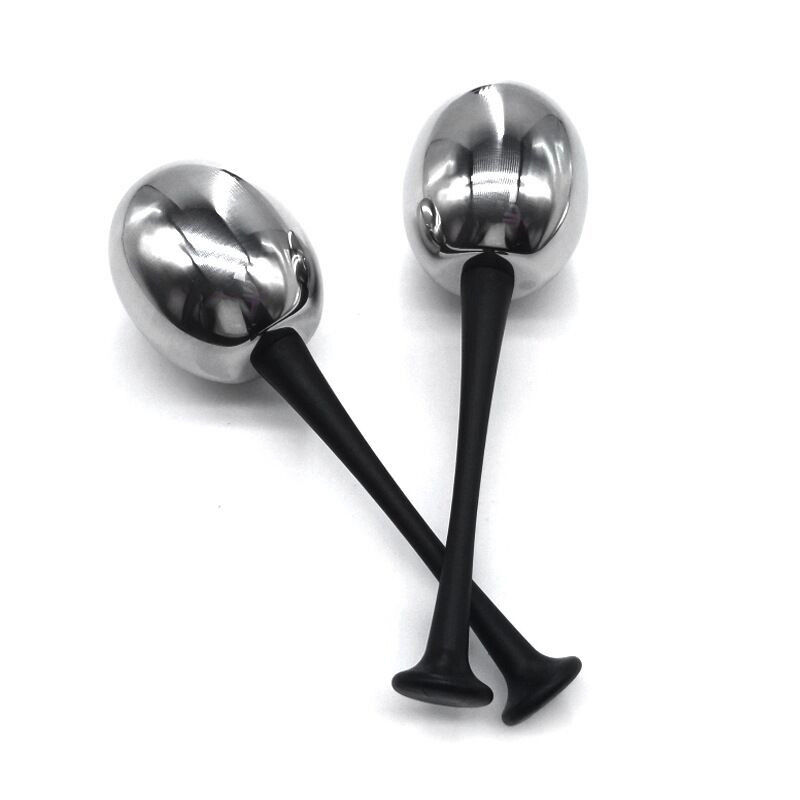 Customized Logo Availabled Stainless Steel Ice Face Globes for Women Face Eyes Beauty Cryo Sticks Roller Gua Sha Freeze Tools