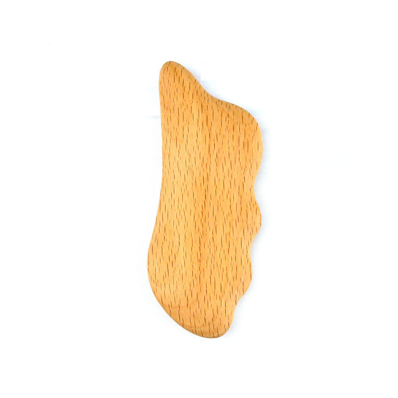 Wooden Gua Sha Body Neck Shoulders Leg Massage Tool 18.5cm*8.5cm*2cm for Personal Health Care