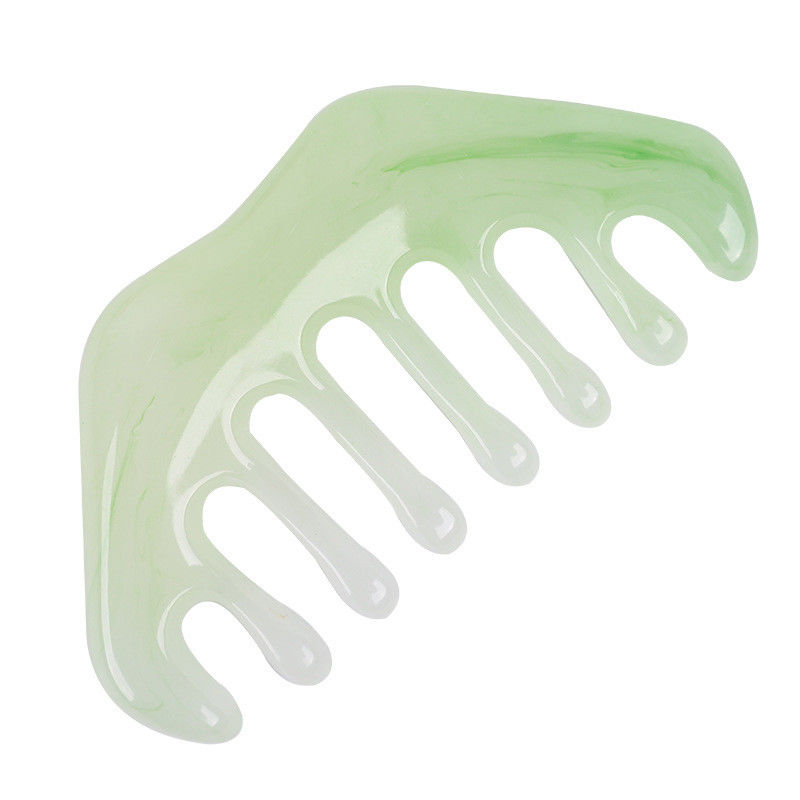 ISO9001 Certified Resin Gua Sha Massager Comb for Scalp Care and Acupoint Therapy Beeswax