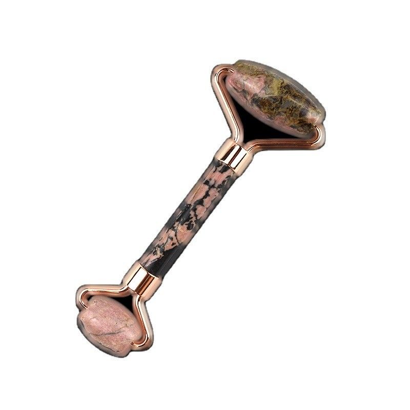 Massage Tools 2024 Face Massage Equipment Rhodonite Face Roller Guasha Massager Anti Aging Massage Gua Sha Tool