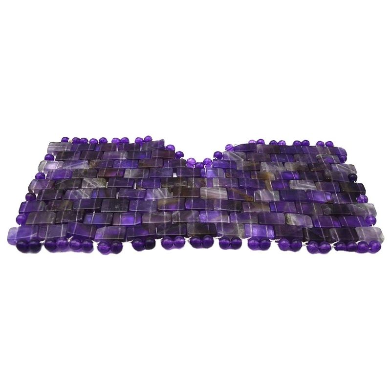 2019 Natural Amethyst Stone Eye Mask The Perfect Combination of Comfort and Functionality for Healthy Eyes