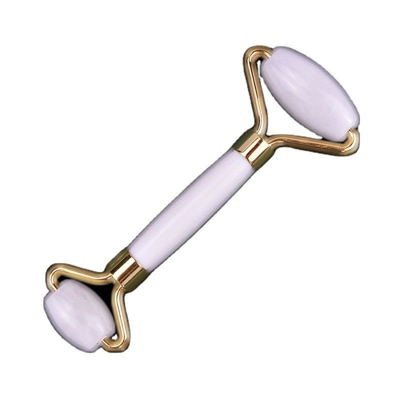 Massage Tools Best Seller Natural White Jade Guasha Roller Massage Face Ball Gua Sha Roller Massager For Facial Massager