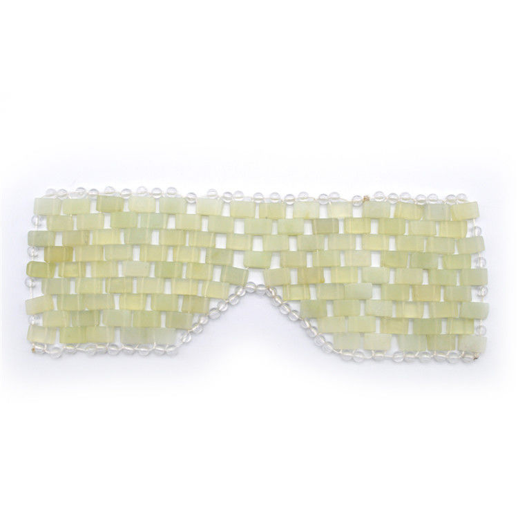 Healthcare Top Selling Crystal Eye Mask Pure Natural Jade Eye Mask Xiuyan Jade Eye Mask Customizable Style