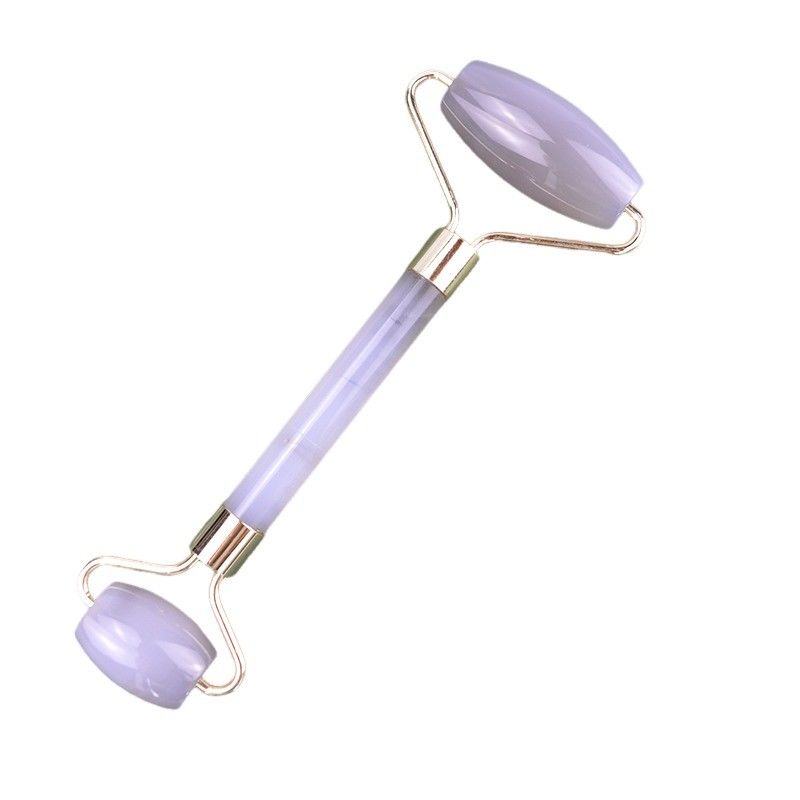 Natural Agate Facial Jade Roller Gua Sha Massager for Face Skin Beauty Tools Anti Aging Function Muscle Massage