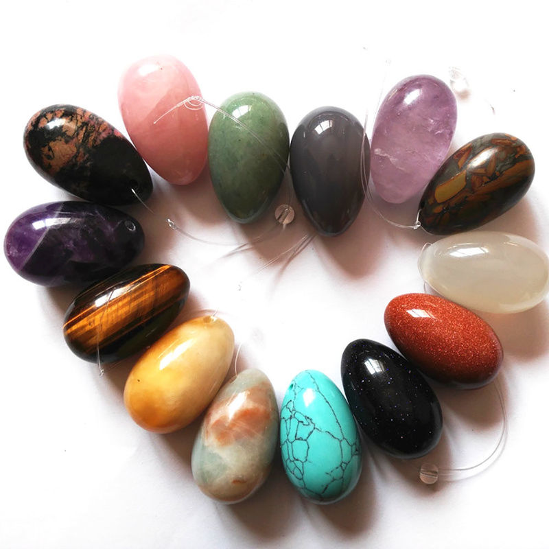Jade Eggs Gemstone Women Yoni Eggs 50*35/45*30/43*30/40*30/40*25/35*25/30*20mm