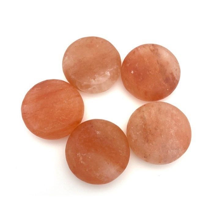 250g Natural Himalayan Rose Salt Soap for Beauty Salon SPA Essential Oil Handmade Scraping Massage Cold Hot Compress Stone