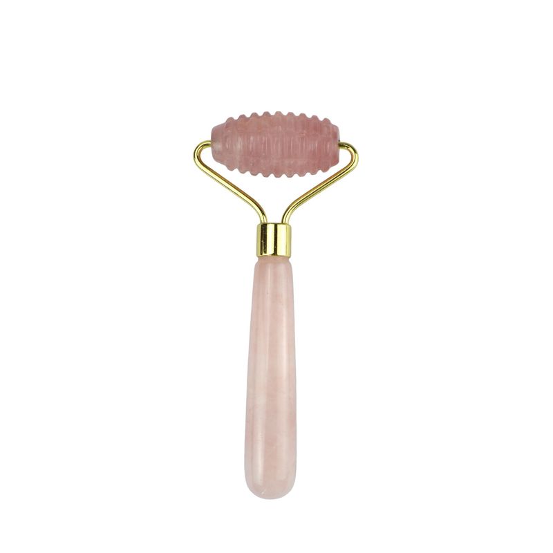 Facial Massage Tool 100% Natural Rose Quartz Gua Sha Jade Roller for Skin Care and Massage Tools
