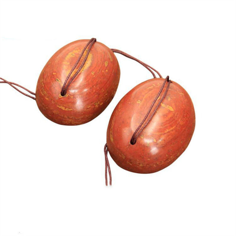 Natural Red Bian Stone Eye Mask for Full-body Massage Energy Stone Hot and Cold Compress Eye Fatigue Relief Tool