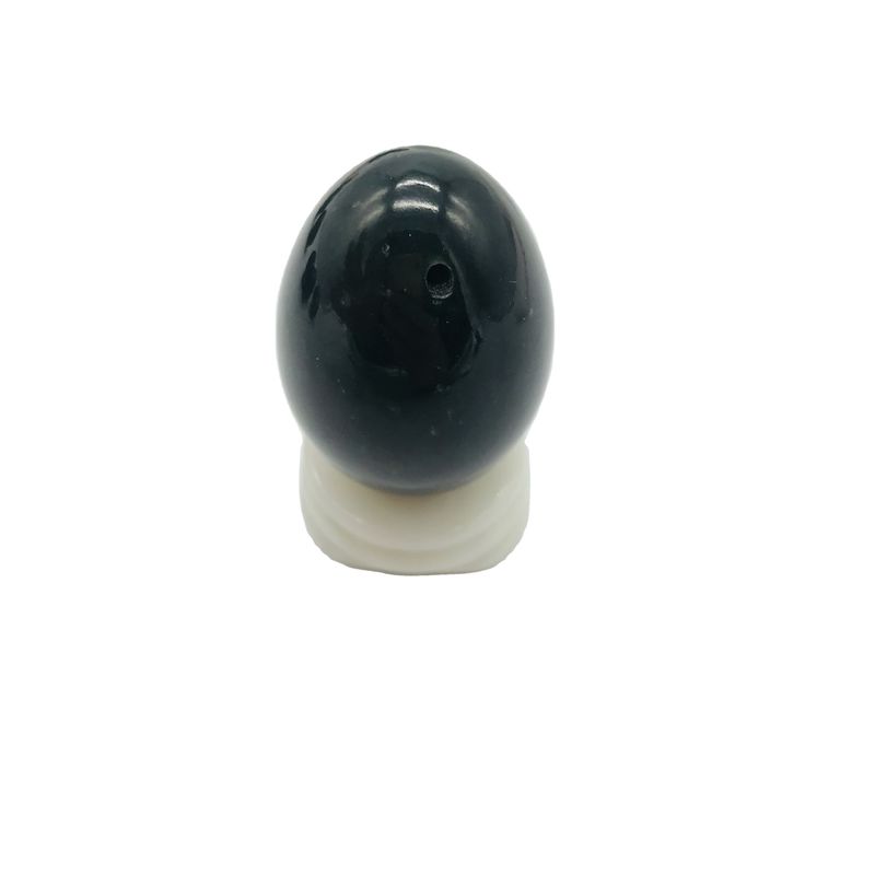 Certified Green Nephrite Jade Yoni Eggs for Women Kegel Made in 43*30mm Size Regional Feature