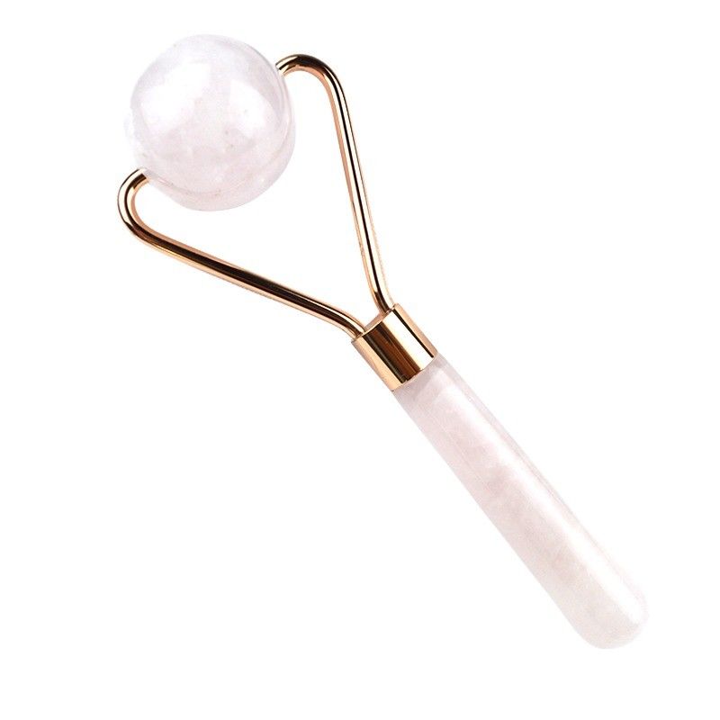 Rose Quartz Facial Gua Sha Roller and Natural Stone Scraping Plate Your Secret to a Relaxing Face Massage