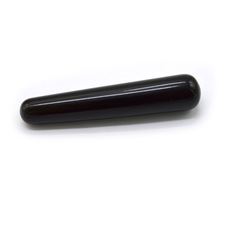 10*2cm Black Obsidian Yoni Wand Your Ultimate Tool for Women's Health and Massage
