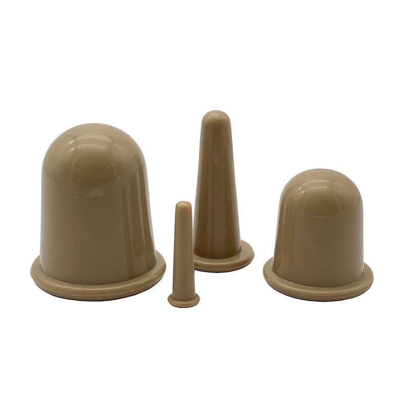 OEM/ODM Accepted 4 Pcs Silicone Cupping Set for Facial Cupping Therapy Vacuum Massage Cups