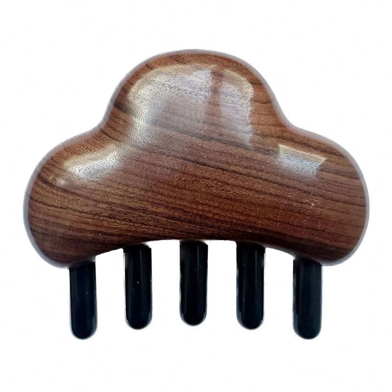 Body Massage and Hair Growth Rosewood Massage Comb for Head Gua Sha 8.5*7.5*2.3cm