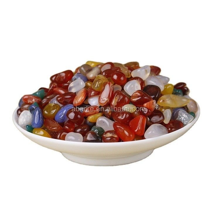 Natural Agate Tumbled Stones for Decoration Polished and Regional Feature
