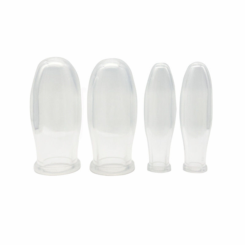 4pcs Design Transparent Silicone Facial Cupping Kit for Vacuum Silicone Therapy Massager Body Cupping Set Improve Body