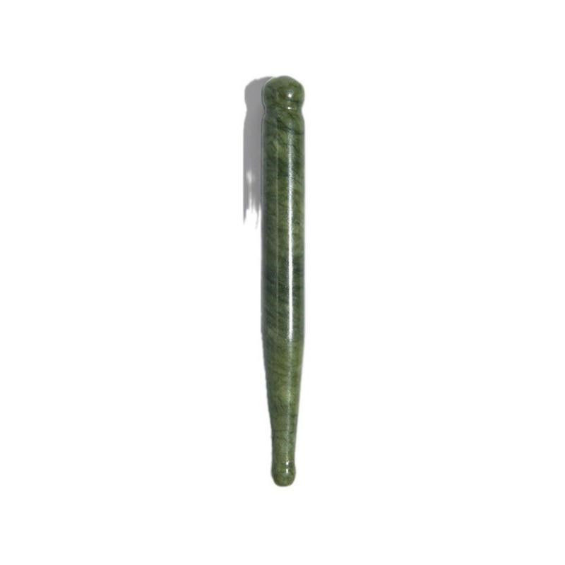110*12mm Xiuyan Jade Gua Sha Stick The Ultimate Facial Massage and Lymphatic Drainage Tool