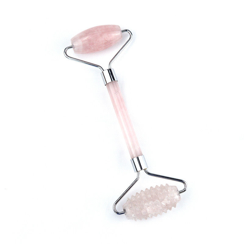 Rose Quartz Facial Guasha Massage Roller Face Gua Sha Beauty Lift Massager Tools for Slimming and Anti-Aging Benefits
