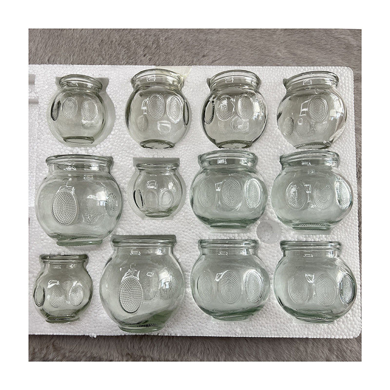Customized Size 12pcs Cupping Glass Massage Cupping Therapy Set Cupping Therapy Device Massage Glass Fire