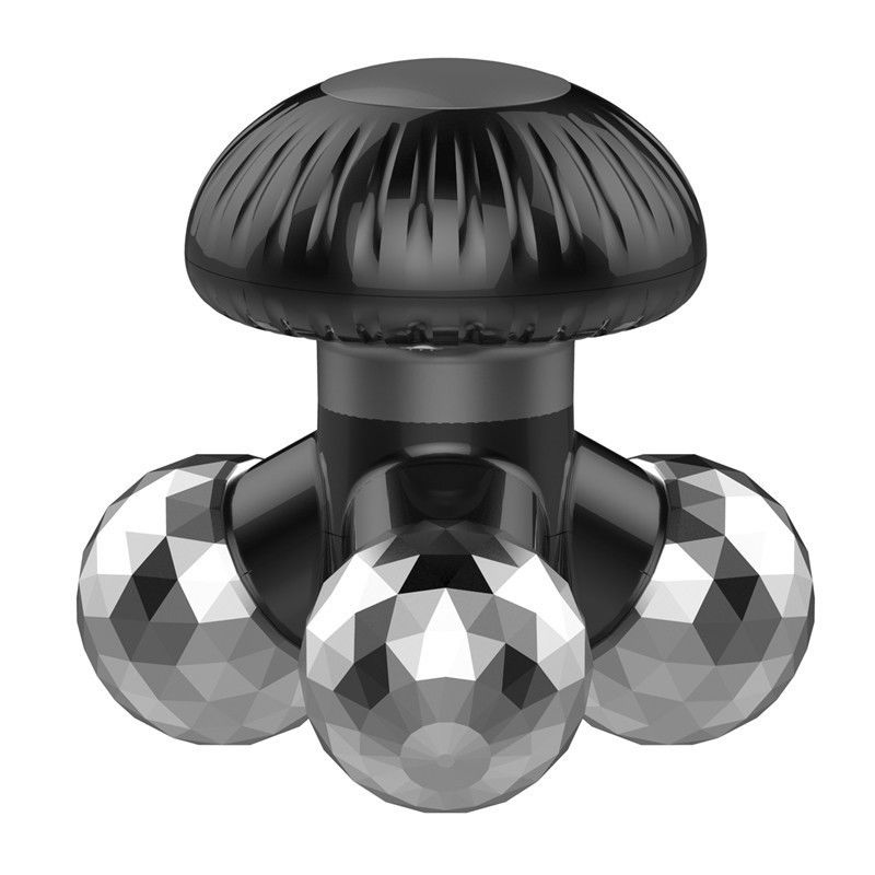 Multi Purpose Mushroom Shaped Electric Body Massager Handheld Vibration Massage Device with Plug-in Power Source