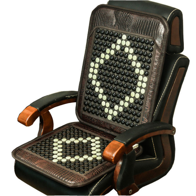 OEM ODM Accepted Comfortable Natural Jade and Tourmaline Stones Far Infrared Heating Pad for Car Seat by HealthyLine