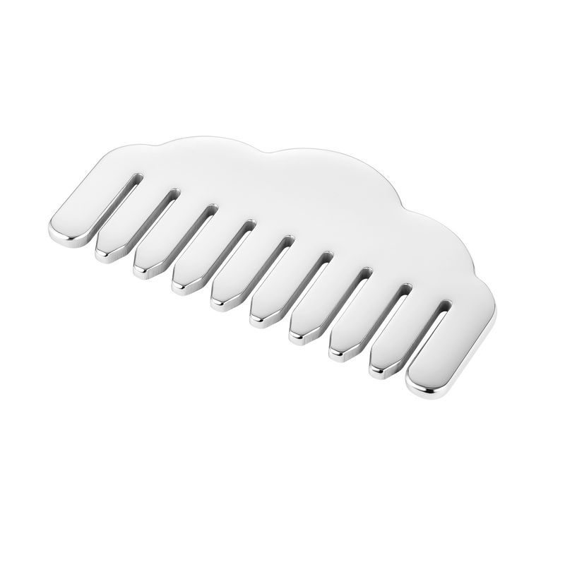 Stainless Steel Gua Sha Hair Comb Heart Shape Scalp Massage Tool for Head Massage Equipment