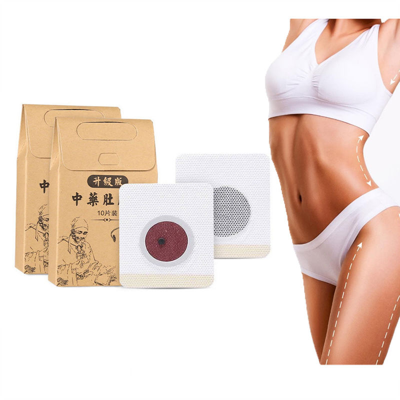 10pcs Effective Body Volume Chinese Herbal Body Weight Loss Fat Burning Slimming Patch Navel Slim Sticker Detoxification