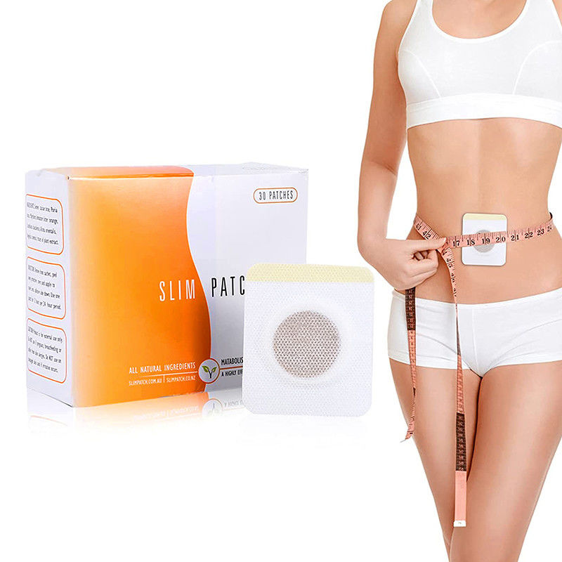 Massage Function 30pcs Non-woven Fabric Fat Burner Weight Loss Detox Slim Patch for Navel Sticker Slimming Products Body Care