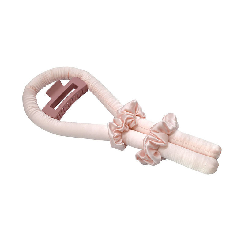 Silk Hair Curler Roller Curling Ribbon Scrunchies Set for Curling Hair 100% Pure Mulberry Silk and Acceptable Logo