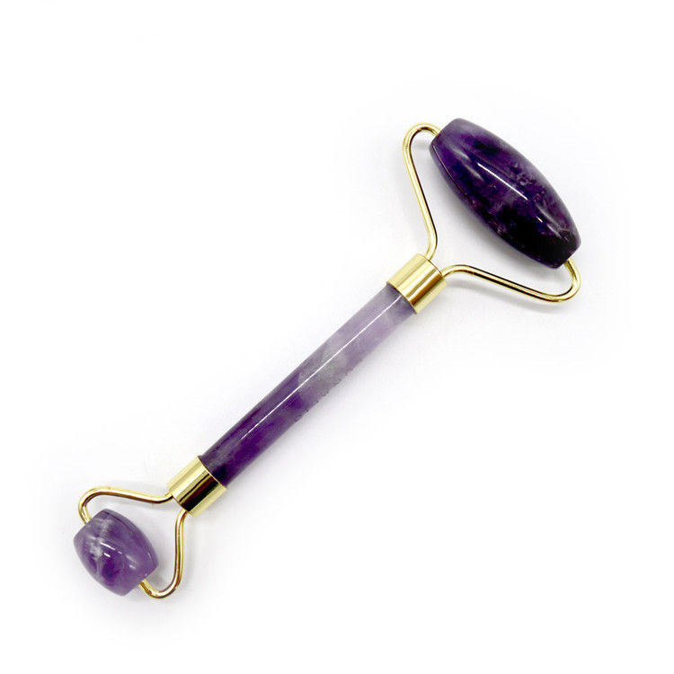 Gua Sha Roller Amethyst Facial Rollers Jade Guasha Roller For Beauty Facial Massager