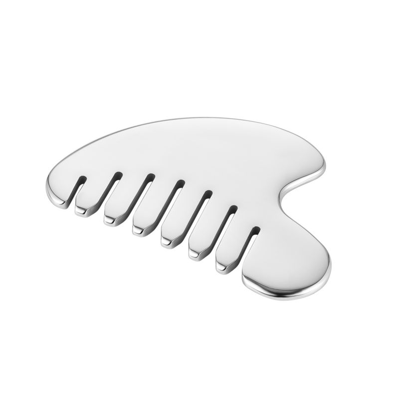 Stainless Steel Gua Sha Stone Head Massager for Body Massage Tools and Hair Health Beauty Salon
