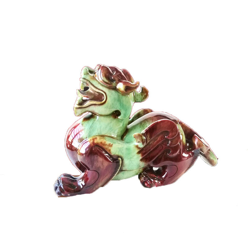Feng Shui Style Natural Jade Carving Pixiu Statue Perfect for Decorating Your Home