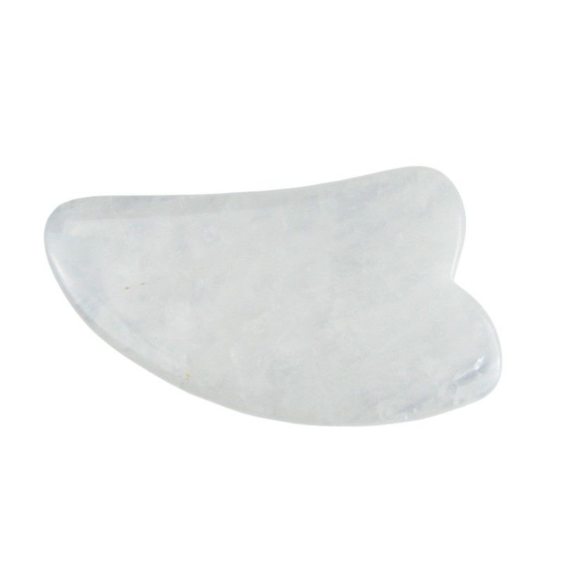 2024 Horn Shape Clear Quartz Gua Sha Scraping Massage Board The Must-Have Body Massage Equipment for Health Wellness