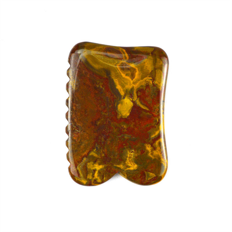 Yellow Mookaite Body Massager for Gua Sha Stone Scrapping Face Therapy Massage Tool within Your Budget