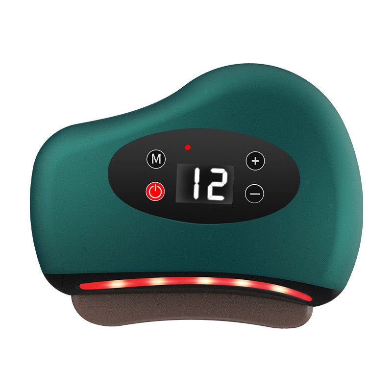 Hot Compress Therapy Electric Bian Stone Body Gua Sha Tool with ISO9001 Certificate and Intelligent Vibration Massager