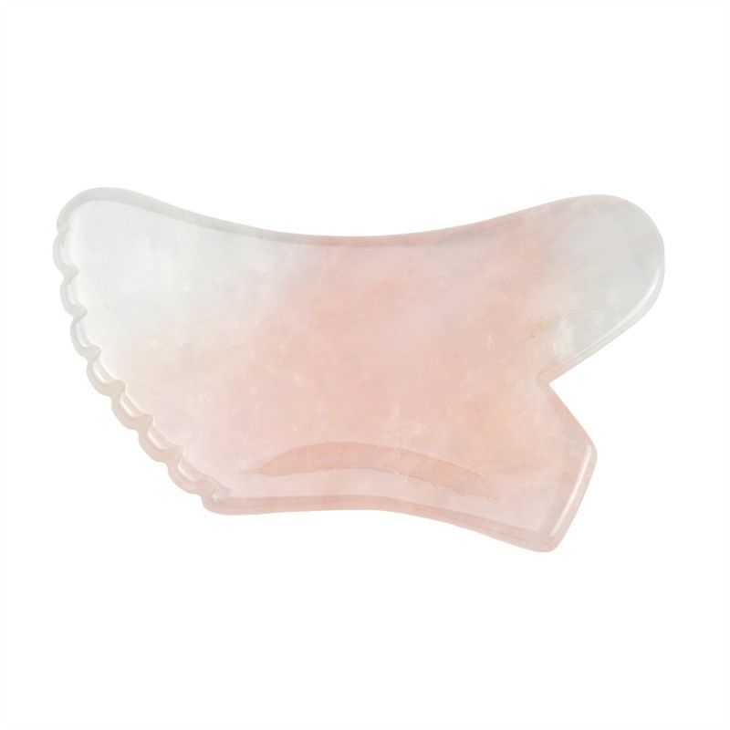 2024 Rose Quartz Gua Sha Facial Massage Tool Natural Crystal Skin Beauty Massager for Face Lifting