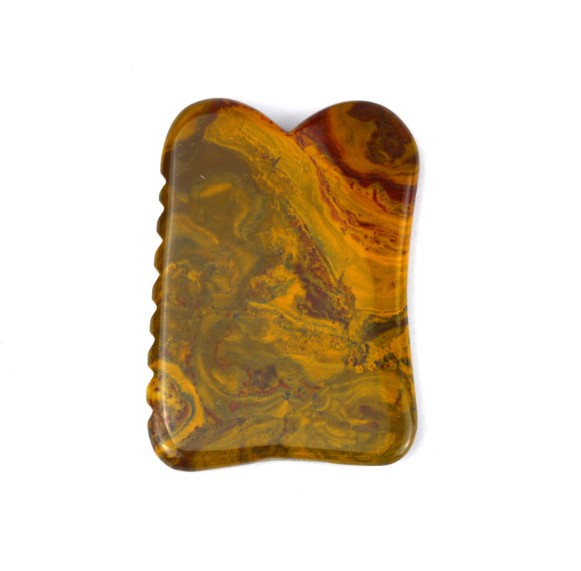 Massager Custom Logo Mookaite Body Massage Tools For Beauty Guasha Stone Scrapping for Facial Lifting and Lymphatic Drainage