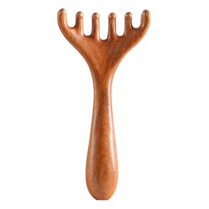 Unlock Your Beauty Deer Antler Shape Scalp Meridian Massager Head Gua Sha Massage Comb For Face and Body Relaxation
