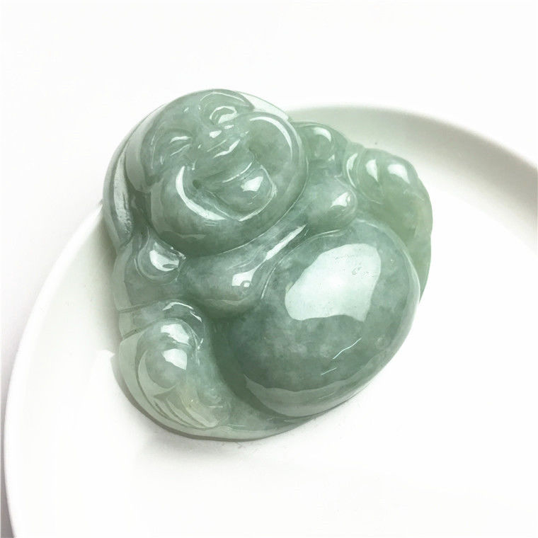 Decoration Jade Buddha Carving Pendant for Necklace Laughing Buddha Online
