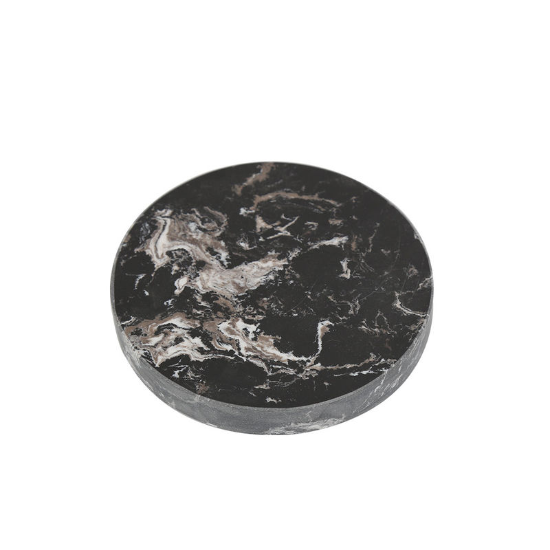 Regional Feature Marble Natural Round Square Hexagon White Cup Mat Coffee Tea Coasters for Drink Mats Pads Home Kitchen