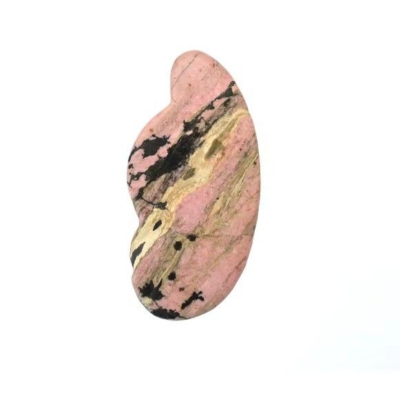 Multi Functional Facial Pink Rhodonite Jade Guasha Massager Board for Health Care and Personal Health Needs