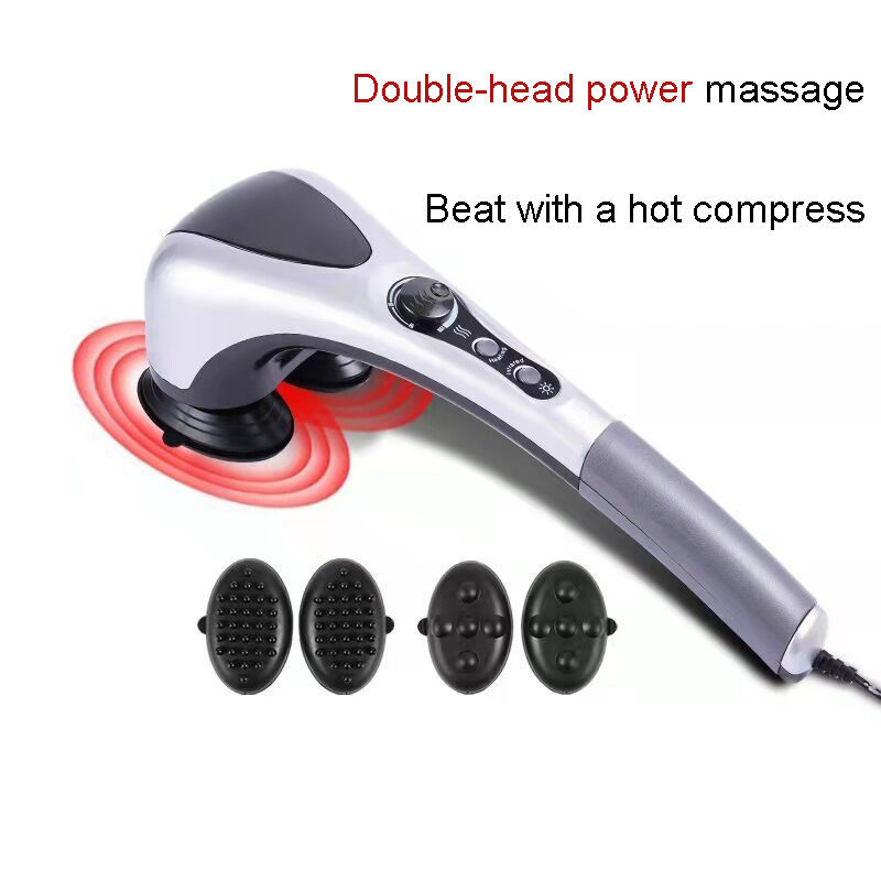 ABS Silicone Handheld Infrared Massage Hammer for Deep Tissue Massage of Shoulder Leg Foot Muscles Infinitely variable speed