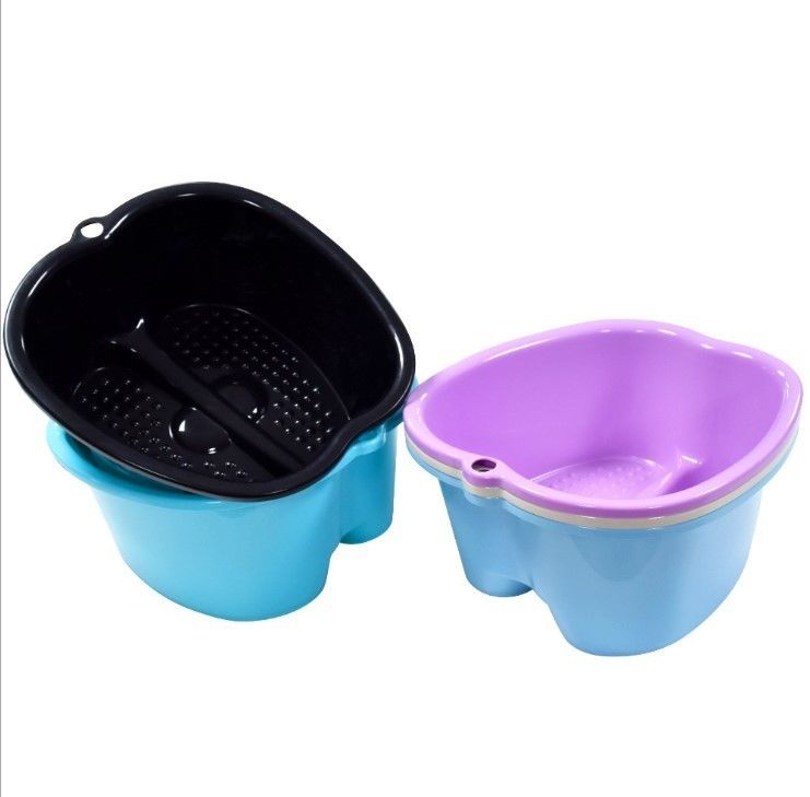 Foot Bath Massage Pedicure Basin Eco-Friendly Foot Massager Thickened Plastic Foot Soaking Spa Basin Bowl Massage