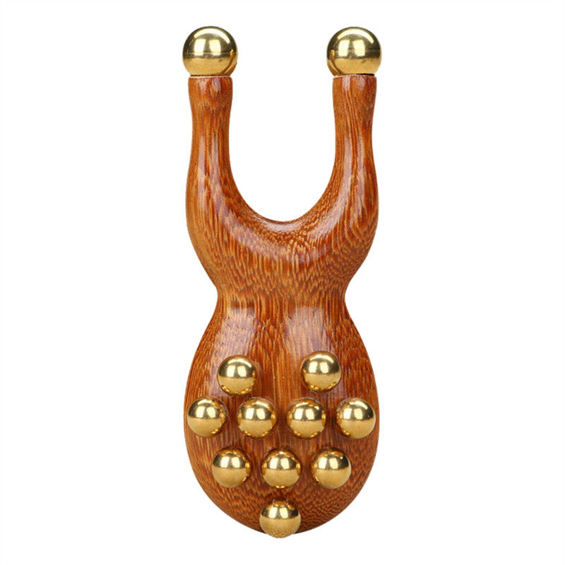 Manual Meridian Dredging Copper Facial Gua Sha Massage Tool for Facial Beauty Lifting and Eye Skin Tightening