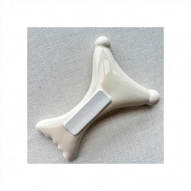 OEM/ODM X Shaped Ceramic Gua Sha Scraping Massager Beauty Salon Essential for Facial Relaxation