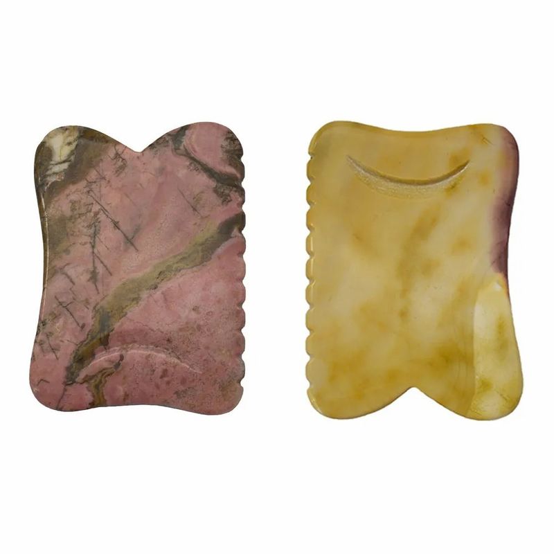 Chinese Style Mookaite Body Massage Tools For Beauty Guasha Stone Scrapping Face Gua Sha Stone Therapy Massage Tool