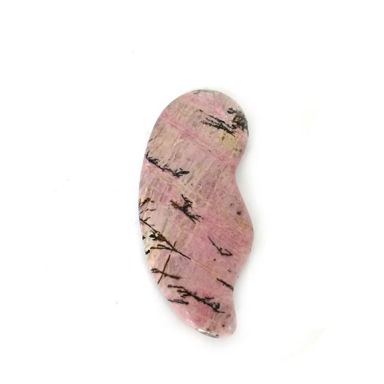 Body Healthcare Massage Essential Natural Rhodochrosite Gua Sha Scraping Massager for Health Care Function