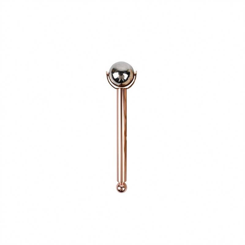 Customized Logo Availabled Zinc Alloy Face Slimming Device Metal Facial Massage Roller Anti-wrinkle Skin Care Beauty Tools