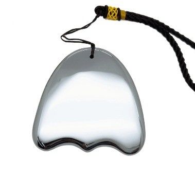 Customized Logo Availabled Terahertz Gua Sha Massage Scraping Tool for Body Spa Facial Beauty in Fishtail Shape
