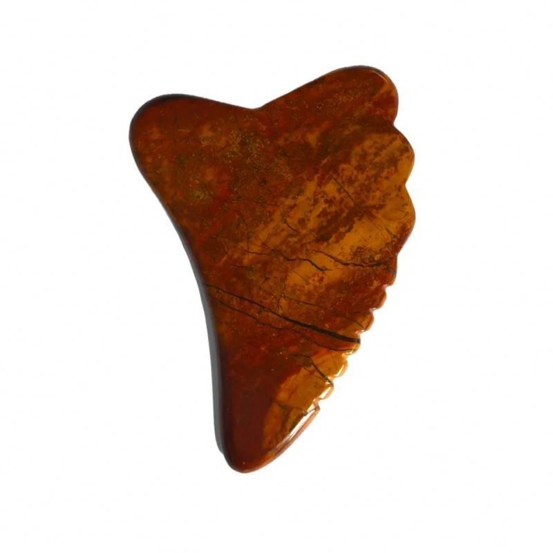 Gua Sha Scraping Massager Board Mookaite Jasper Facial Tool 10cm*7cm*0.6cm ISO9001 Certified Massage Board