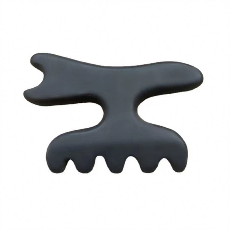 Foot Massager Gua Sha Therapy Bian Stone Acupuncture Stick Universal Massage Tool 112*12mm Natural Stone